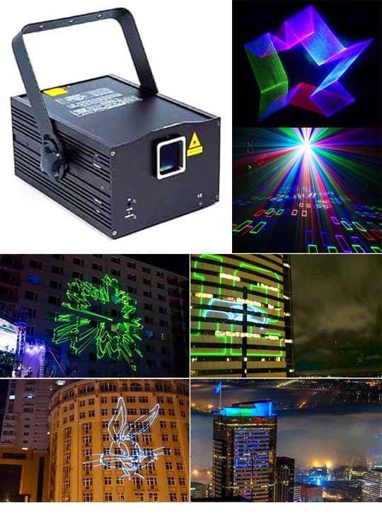 Программируемый лазерный проектор Promolaser STAGE4 GRAPH SD 3DA 1500RGB