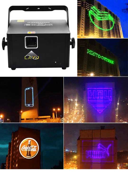 Лазерный проектор для рекламы Promolaser WORLD CLASS 3B RGB 1W для 500 метров